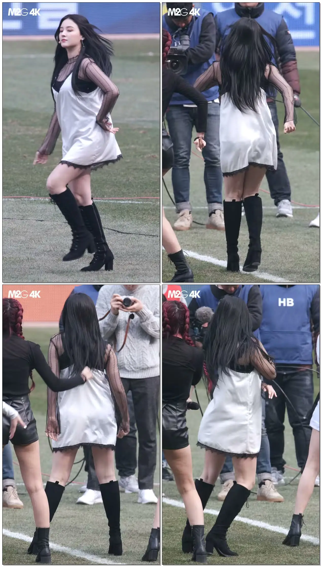 190302 모모랜드 낸시 ( Baam 뒷태 ) 인천 유나이티드 개막전 직캠 Fancam