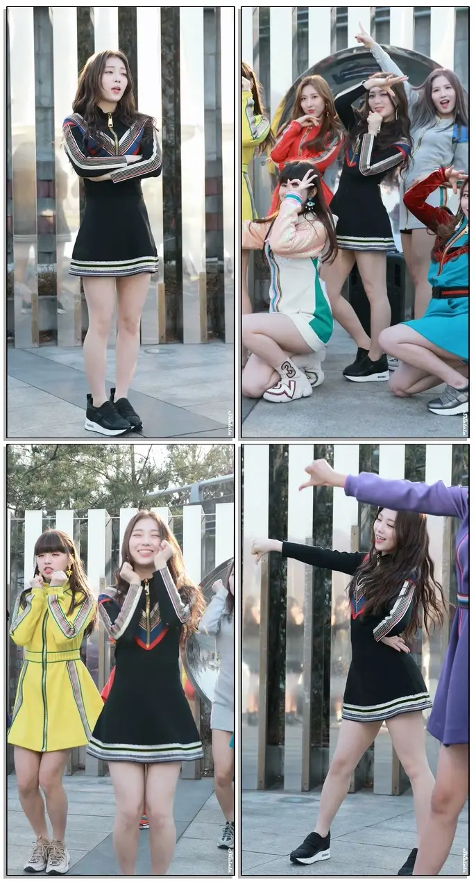 190307 [For Mobile] 세러데이(Saturday) - Super Bad ...하늘 직캠(Haneul fancam) @MV 100만뷰 공약이행 버스킹