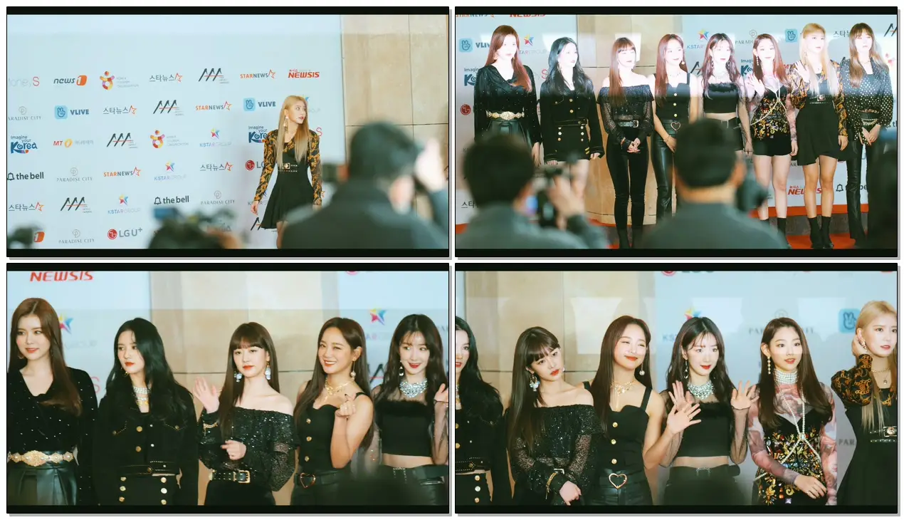 gugudan (구구단) 레드카펫 AAA@181128 [ 4k Fancam/직캠