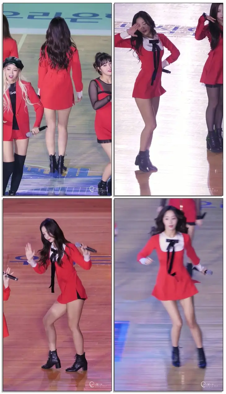 190106 모모랜드MOMOLAND 연우 BAAM 배엠 @2018-2019 WKBL 올스타전 장충체육관 4K 60P 직캠