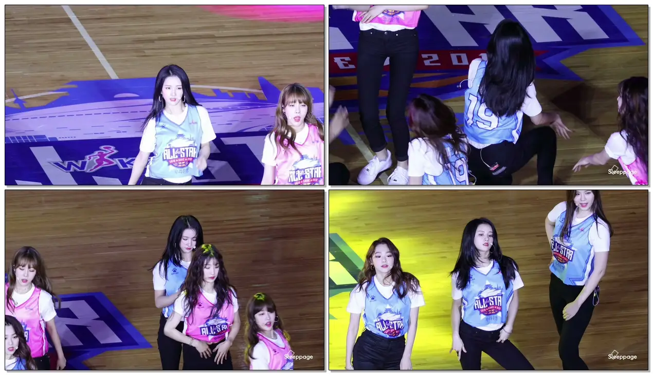 [4K] 190106 구구단 gugudan 낫 댓 타잎 not that type 샐리 sally @ 여자농구올스타 By Sleeppage