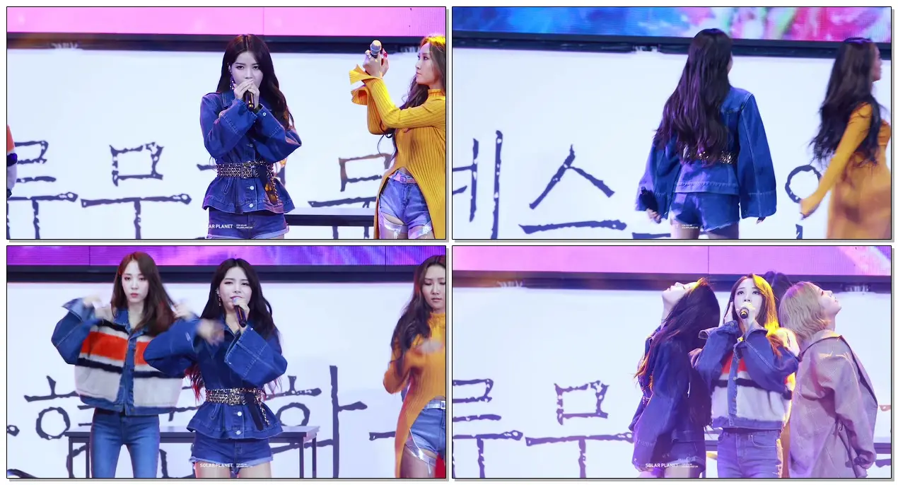 181220 씨름 유네스코 남북 공동등재 기념식 Wind floewr 솔라직캠[4K]