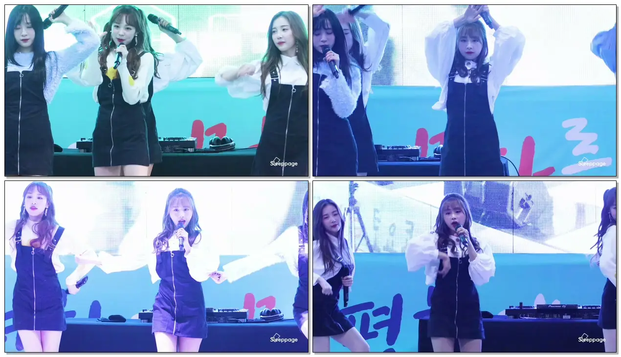 181215 에이프릴 APRIL 파랑새 THE BLUE BIRD 채원 CHEWON @ 인제평화이음콘서트 By Sleeppage