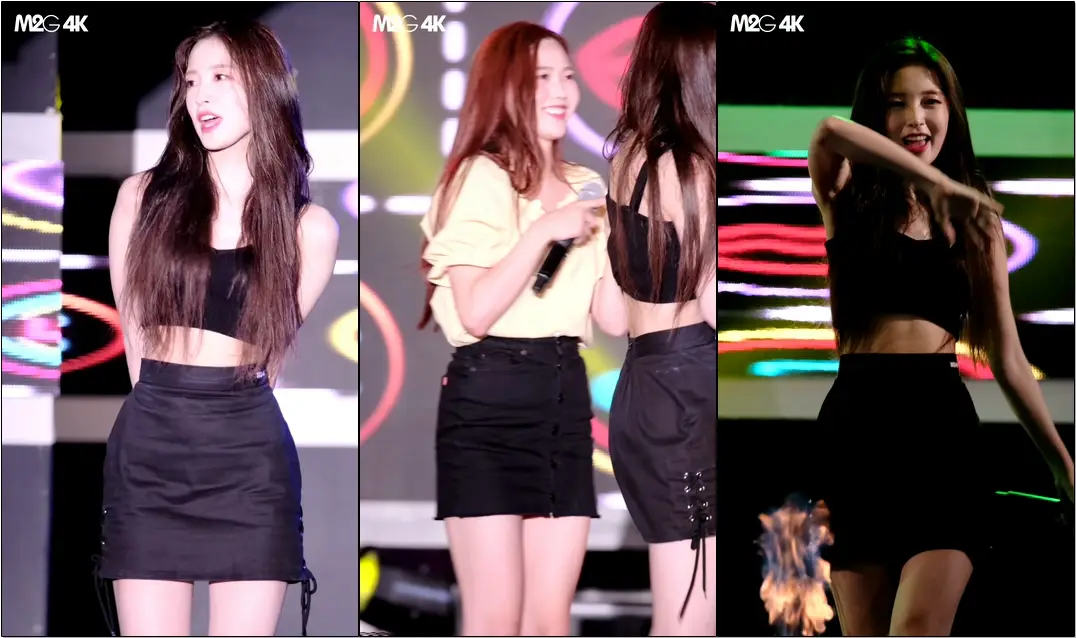 190727 #오마이걸 #아린 #효정 ( 리얼월드 ) 봉화은어축제 #직캠 #Fancam