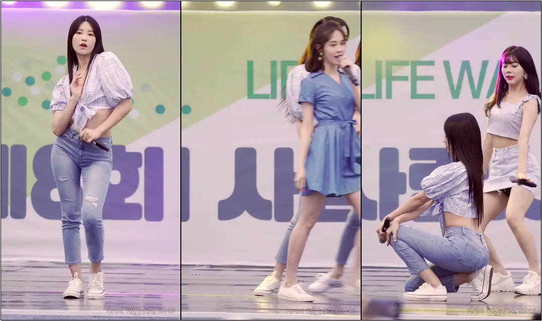 190908 #다이아 #희현 '우우 (WooWoo)' #직캠 @ 안양 평촌중앙공원