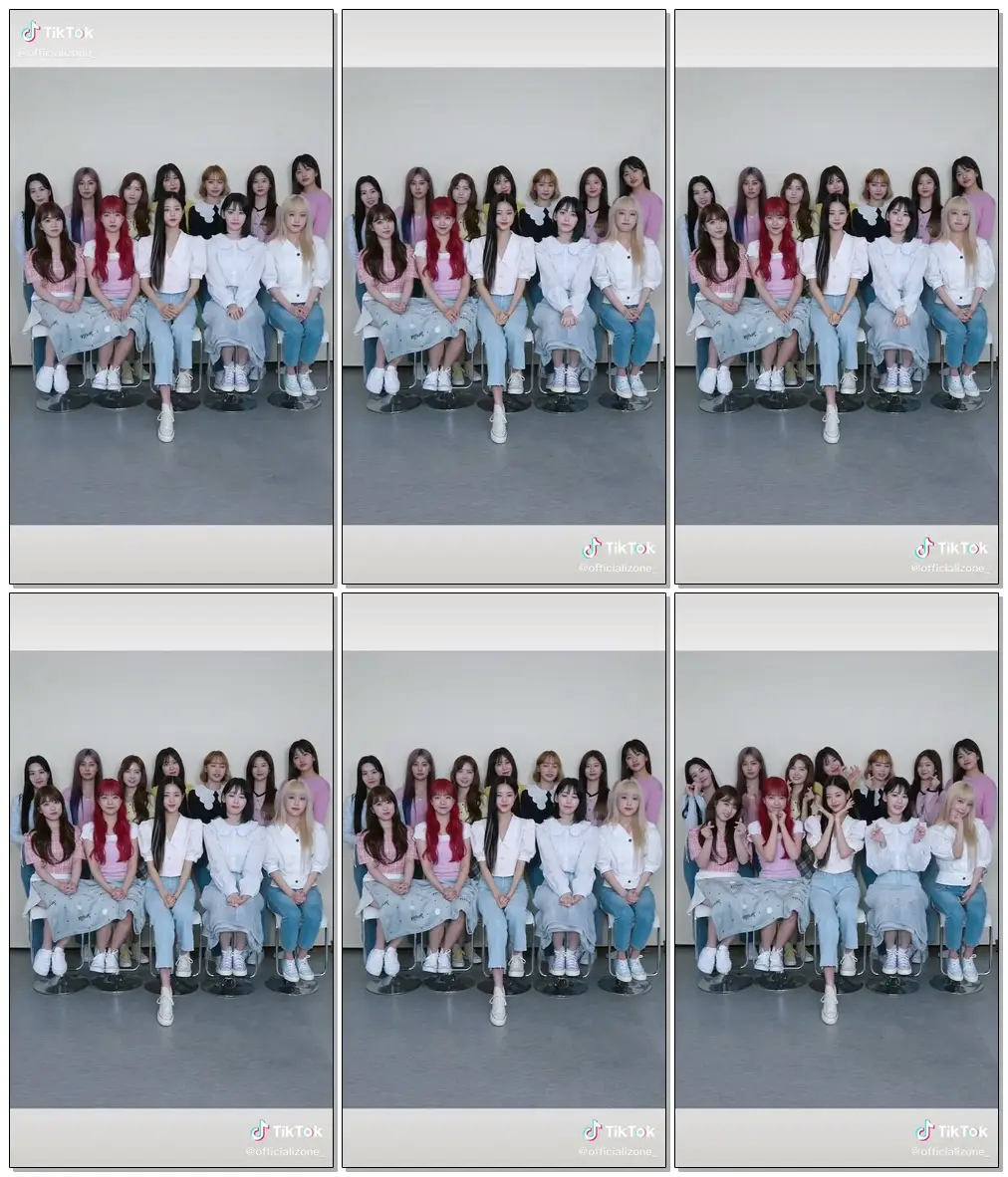 아이즈원 틱톡 계정 오픈