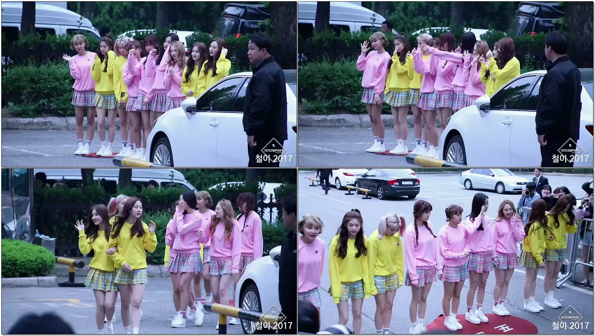 170512 모모랜드(MOMOLAND ) 전체 (출근길) BY 철이 147Company - kbs 뮤직뱅크 신관공개홀(직캠/fancam)