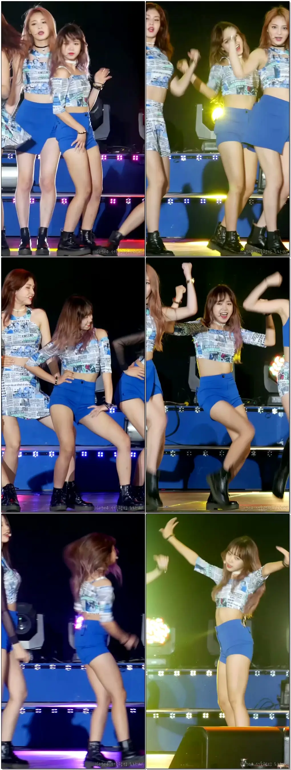 160904 아이오아이(I.O.I) 유닛 최유정 'Whatter Man' 직캠 @2016태권도 세계평화축제, 서울광장