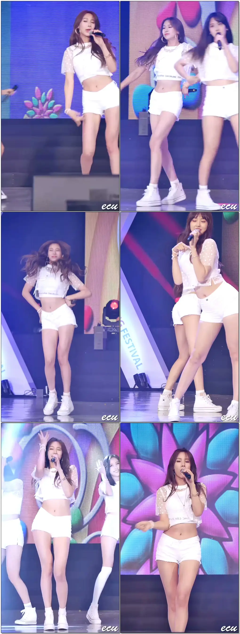 160828 베스티 (BESTie) 유지 (U Ji) 두근 두근 (Pitapat) 대구 바디페인팅 페스티벌 직캠 [fancam] by ecu