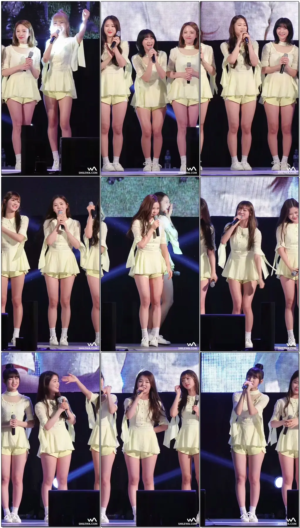 160620 오마이걸(OH MY GIRL) 멤버별 응원의 한 마디 @가평 한마음 위문공연 직캠/Fancam by -wA-