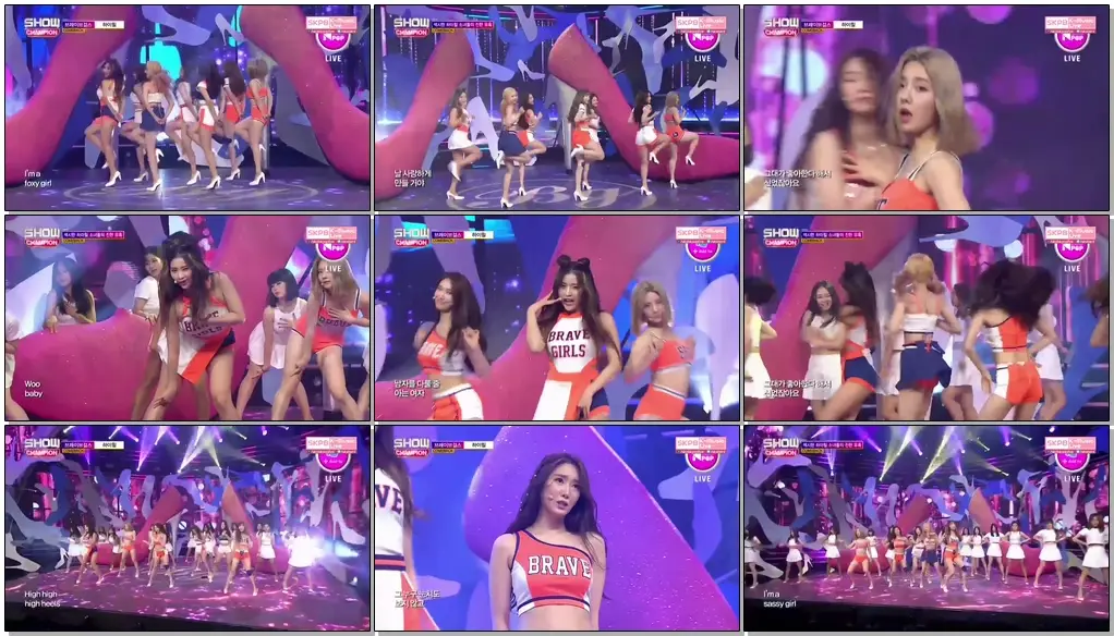 160629 Brave Girls (브레이브걸스) - High Heels (하이힐) @ 쇼챔피언