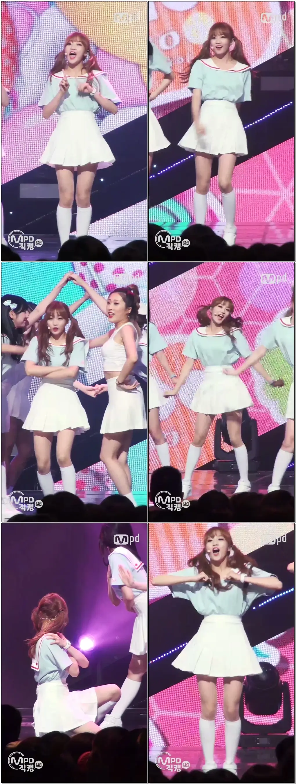 [MPD직캠] 아이비아이 한혜리 직캠 몰래몰래 I.B.I Han Hye Ri Fancam @엠카운트다운_160818