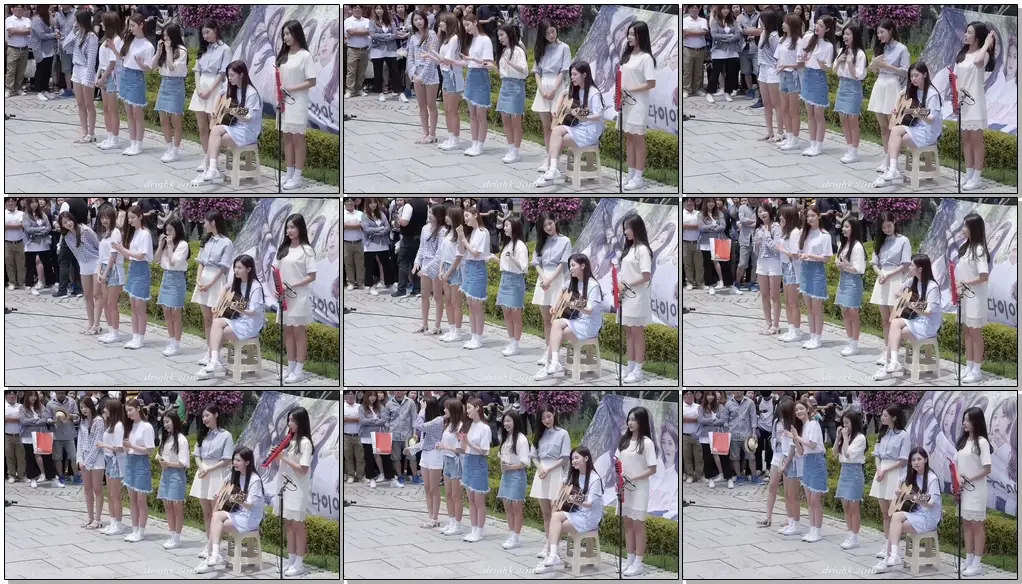 160625 다이아 DIA - 널 기다려 (FULL) [거리공연 대학로] by drighk 직캠fancam