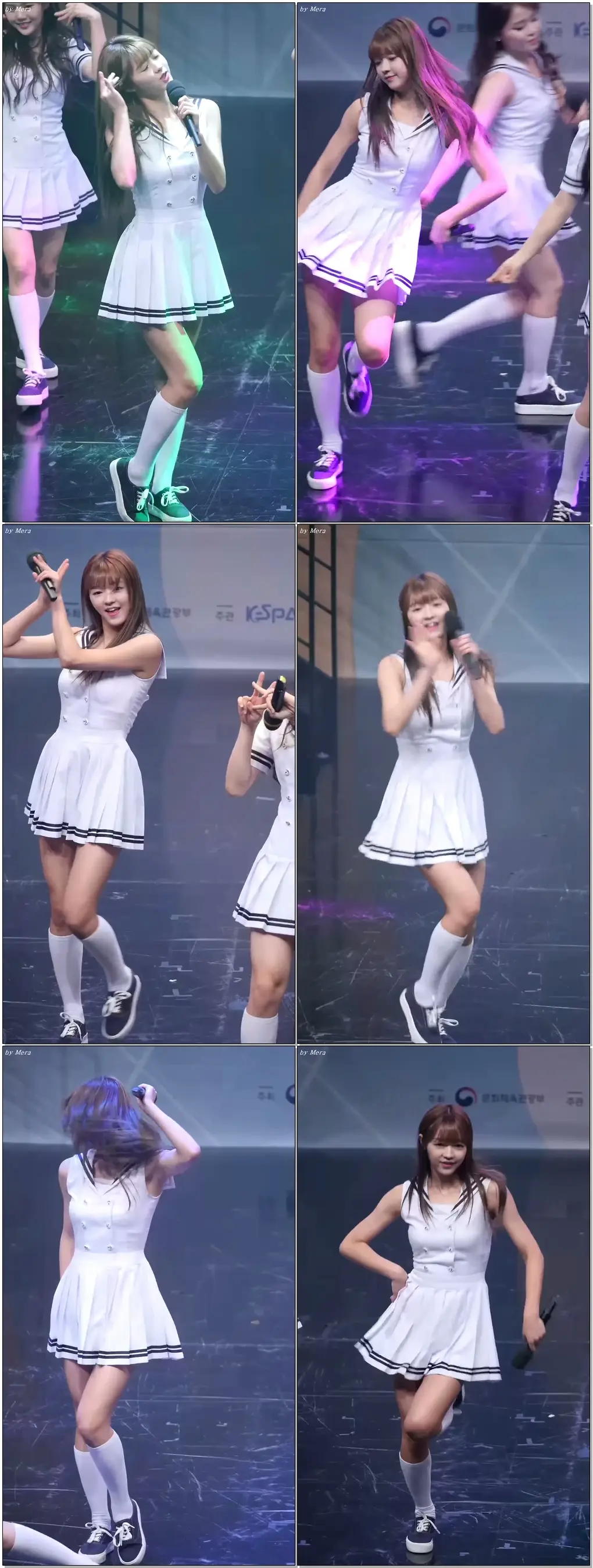 160813 오마이걸 (OH MY GIRL) WINDY DAY [유아] YooA 직캠 Fancam (온게임넷 e스포츠대회개회식) by Mera
