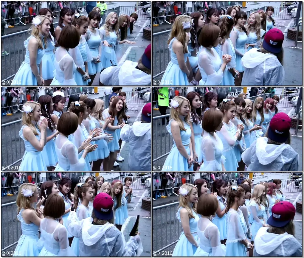 160826 FULL-HD (출근길) 우주소녀(WJSN) 전체 BY 철이 - kbs 공개홀 뮤직뱅크(직캠/fancam)