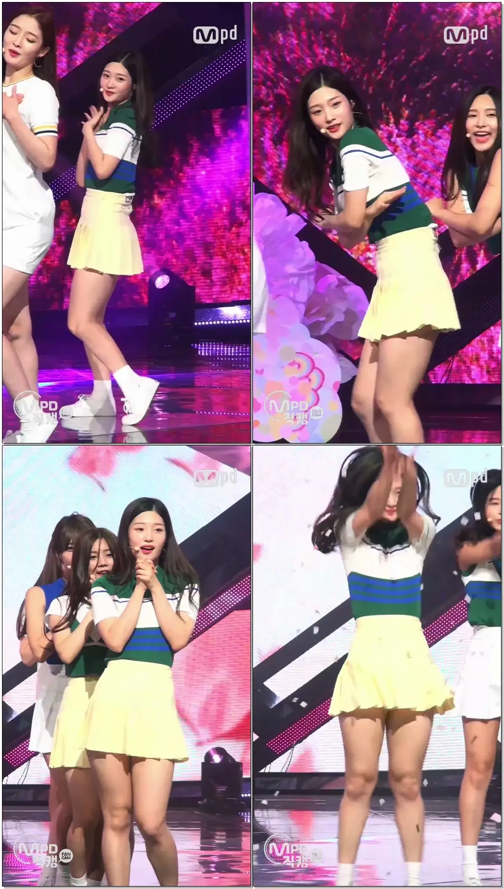 [MPD직캠] 다이아 채연 직캠 그 길에서 On the road DIA Chae Yeon Fancam @엠카운트다운_160616