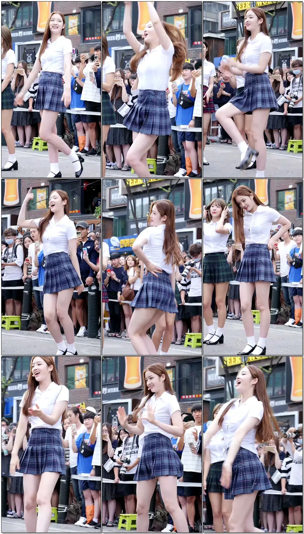 160625 다이아 (DIA) - 멤버개인기 버블팝 Bubble Pop! + 빨개요 RED [은진] 직캠 Fancam (홍대버스킹공연) by Mera