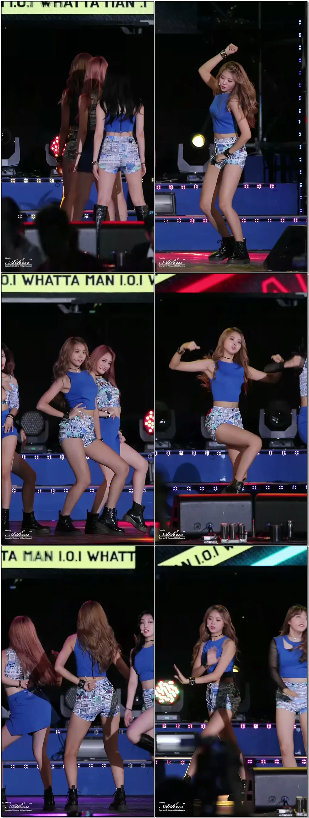 [직캠/FanCam] 160904 태권도의날 -IOI(아이오아이 I.O.I) +Whatta Man #임나영 #스톤나영 by Athrun