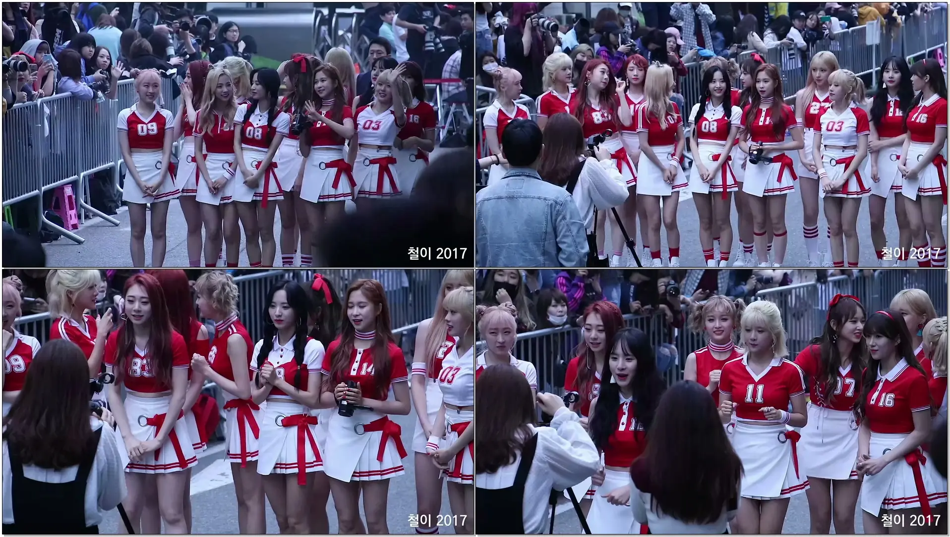 170609 우주소녀 (WJSN) 전체 (출근길) BY 철이 - kbs 뮤직뱅크 신관공개홀(직캠/fancam)
