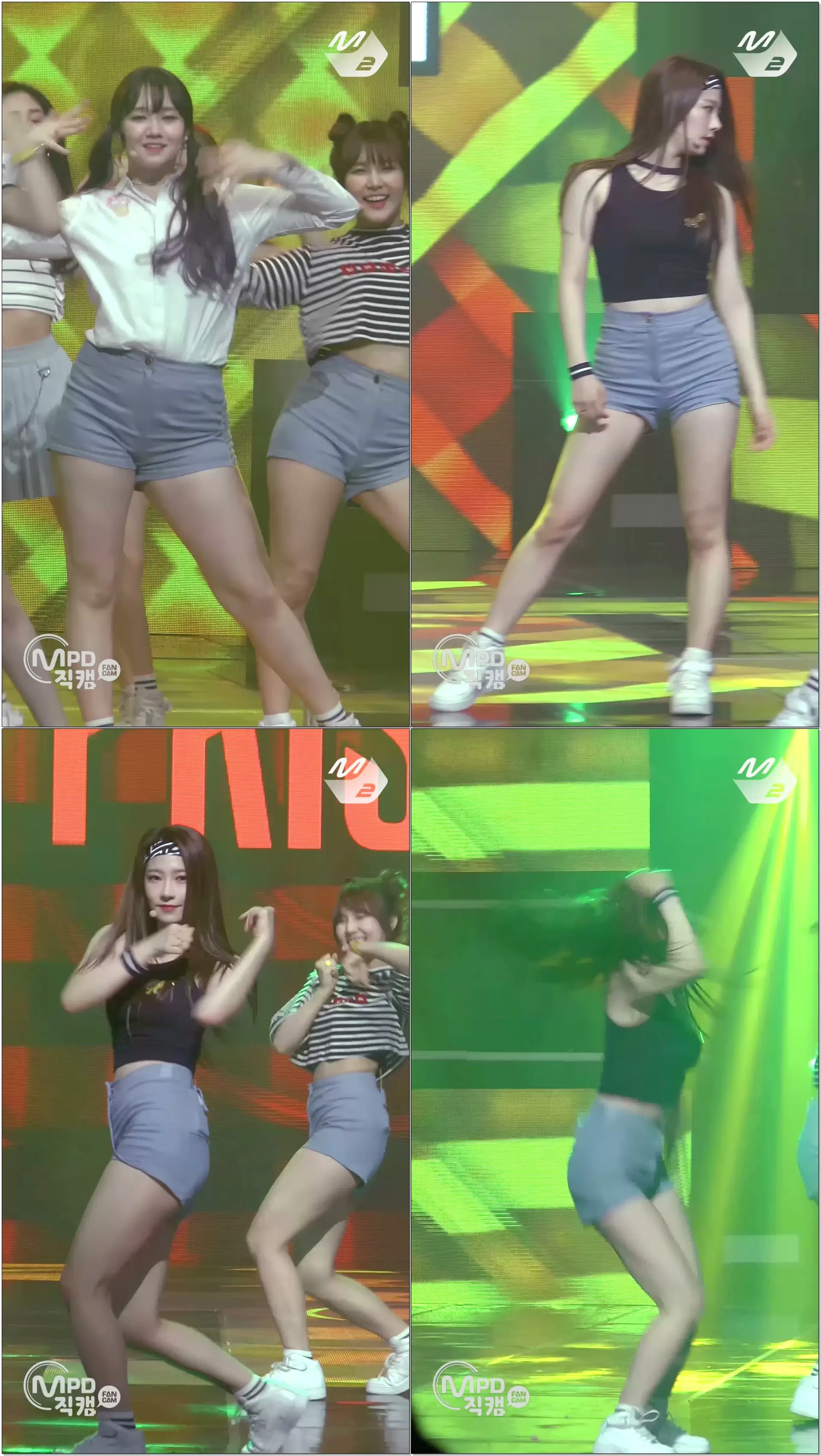[MPD직캠] 프리스틴 레나 직캠 WEE WOO PRISTIN RENA Fancam @엠카운트다운_170427