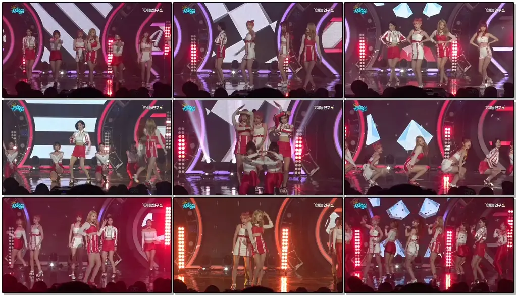 [fancam] [예능연구소] 나인뮤지스A 입술에 입술 @쇼!음악중심_20160806 Lip 2 Lip 9MUSES A