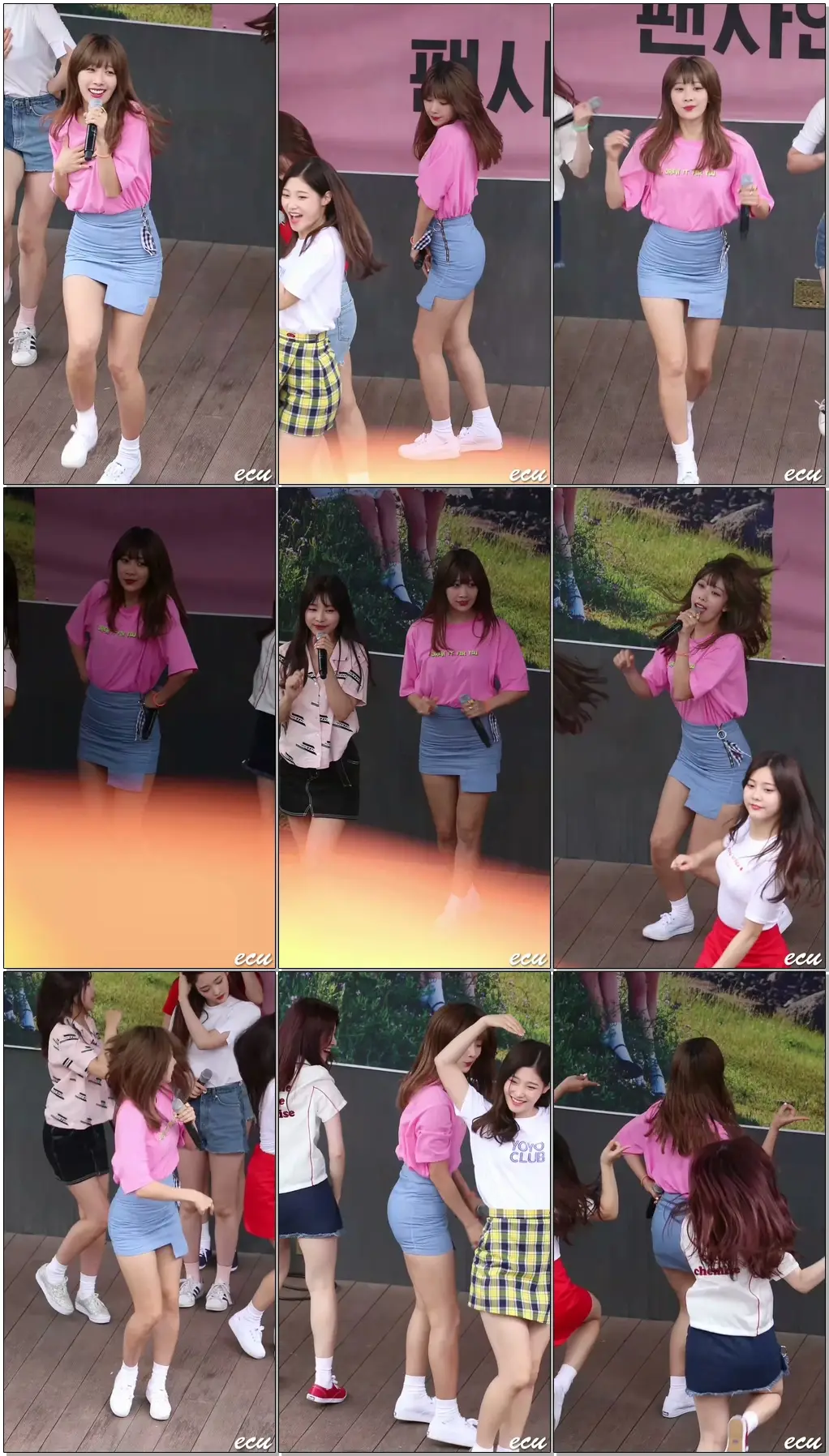 160702 다이아 (DIA) 유니스 (EUNICE) 왠지 (Somehow) 대구 팬사인회 & 버스킹 직캠 [fancam] by ecu