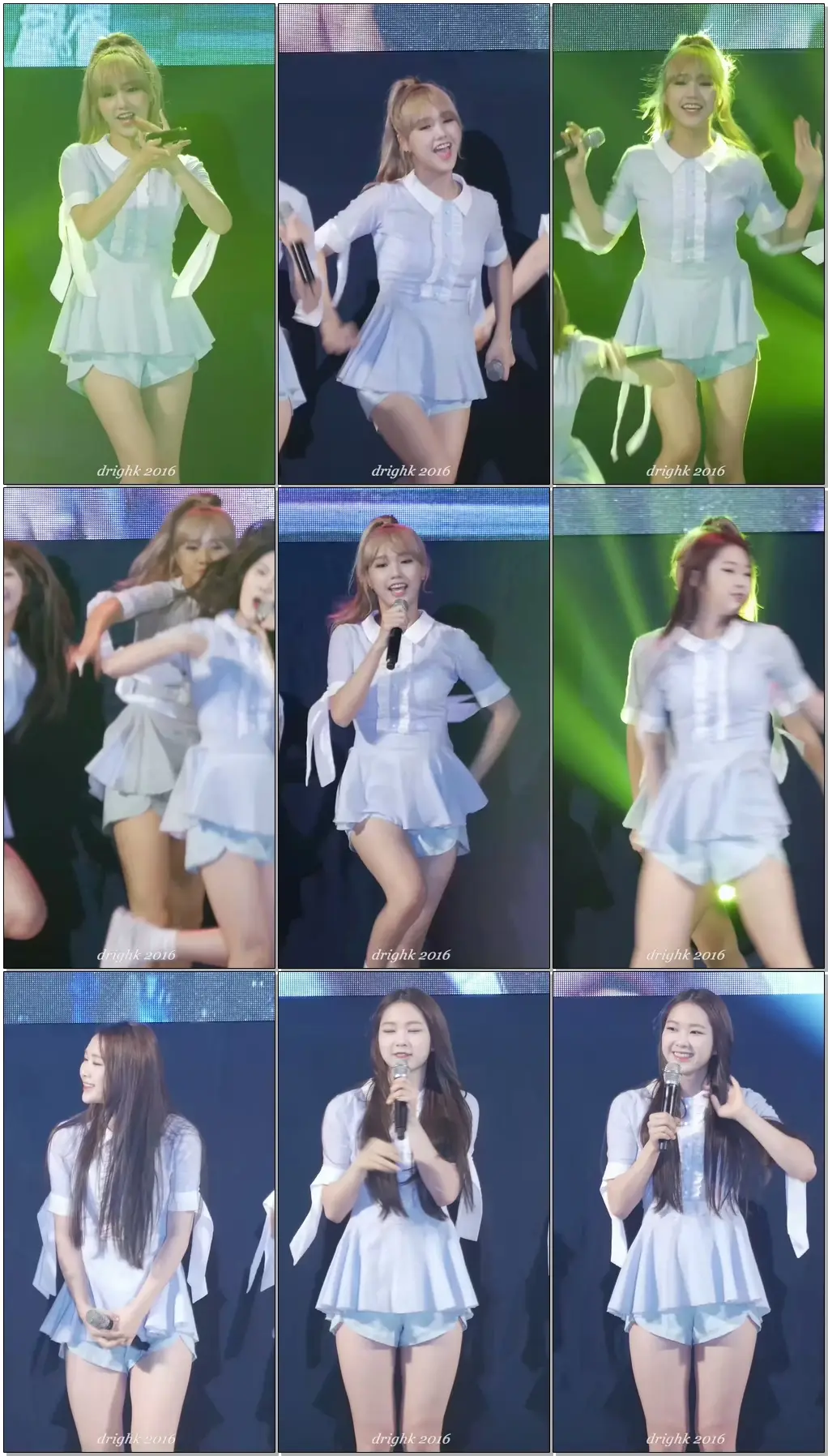 160705 오마이걸OhMyGirl (미미) - Windy Day + Talk [한마음위문공연 해군2함대] by drighk 직캠fancam