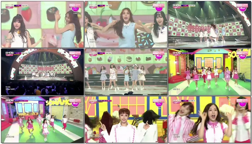 160629 SONAMOO(소나무) - Sugar Baby + I Like U Too Much(넘나 좋은 것) @ 쇼챔피언