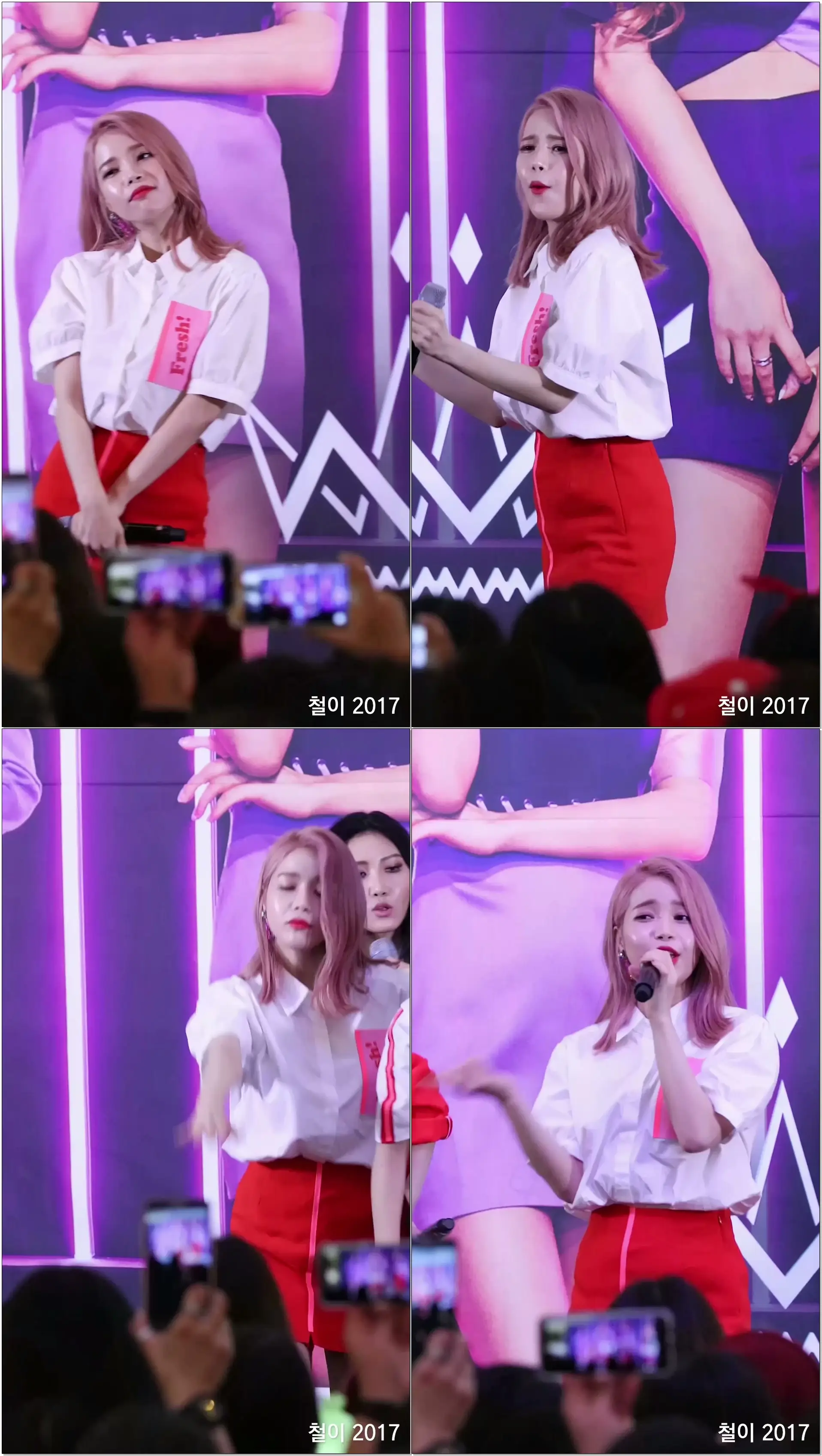 170625 마마무 (MAMAMOO) 솔라 (Solar) 아재개그 (AGE GAG) BY 철이 - 롯데월드몰 버스킹(직캠/fancam)