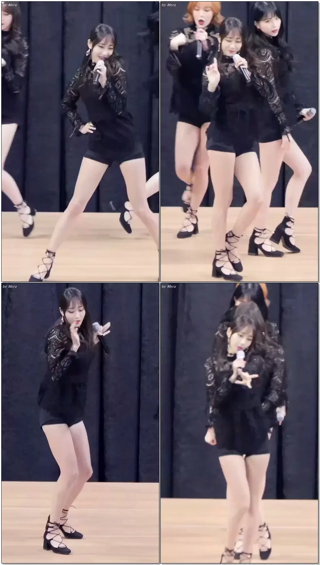 161216 나인뮤지스A (9MUSES A) 입술에 입술 (Lip 2 Lip) [경리] Kyungri 직캠 Fancam (강화위문공연) by Mera