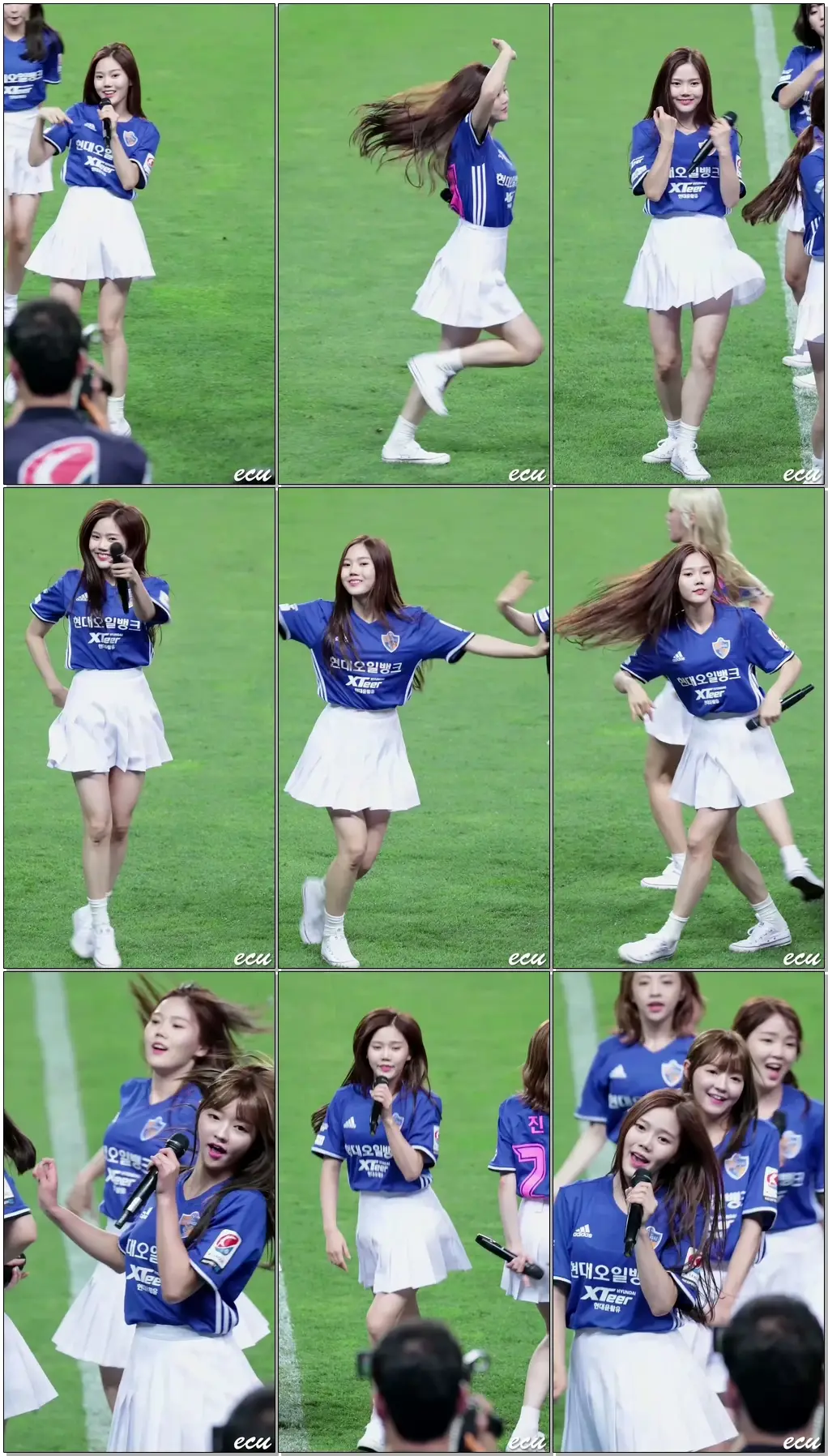 160720 오마이걸 (Oh My Girl) 효정 (Hyo Jung) 한발짝 두발짝 (Step By Step) 울산 문수 경기장 직캠 [fancam] by ecu