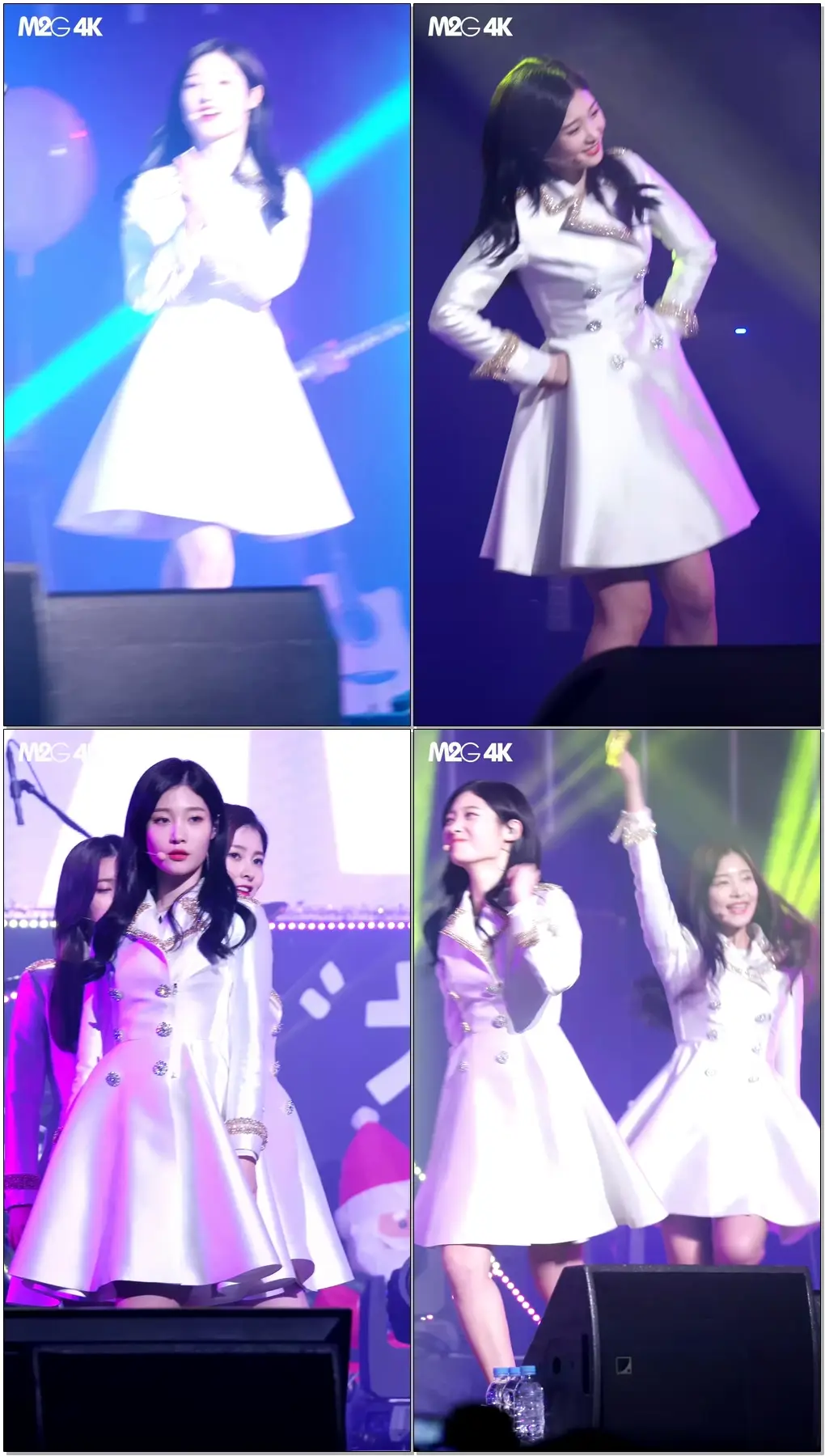 [직캠] 161225 다이아 콘서트 첫번째 기적 - 다이아 정채연 ( Lean on me )