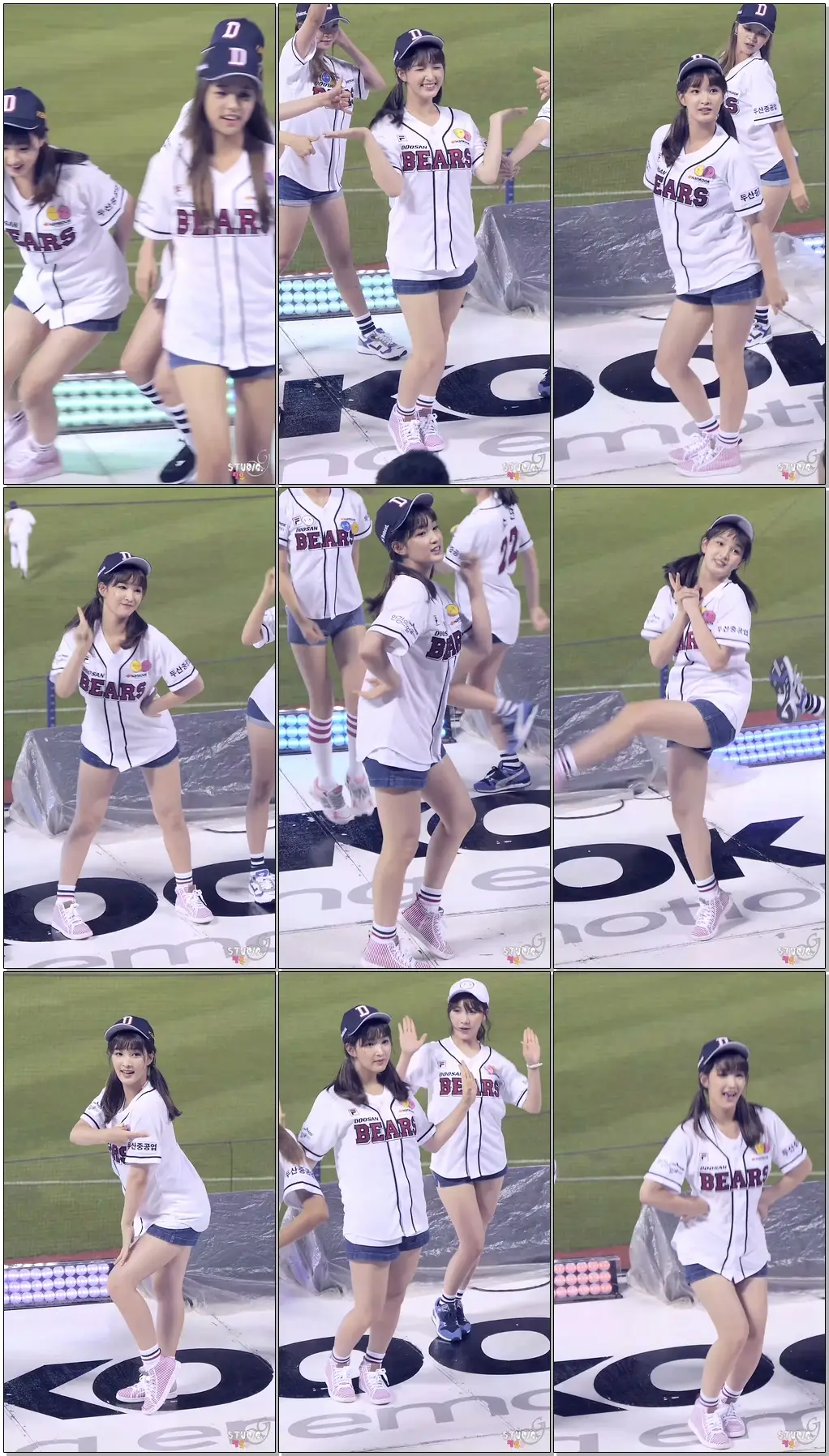 160630 라붐(LABOUM) 잠실야구장 두산vsNC 클리닝타임공연 직캠(Fancam)_3 Strike Out(율희)