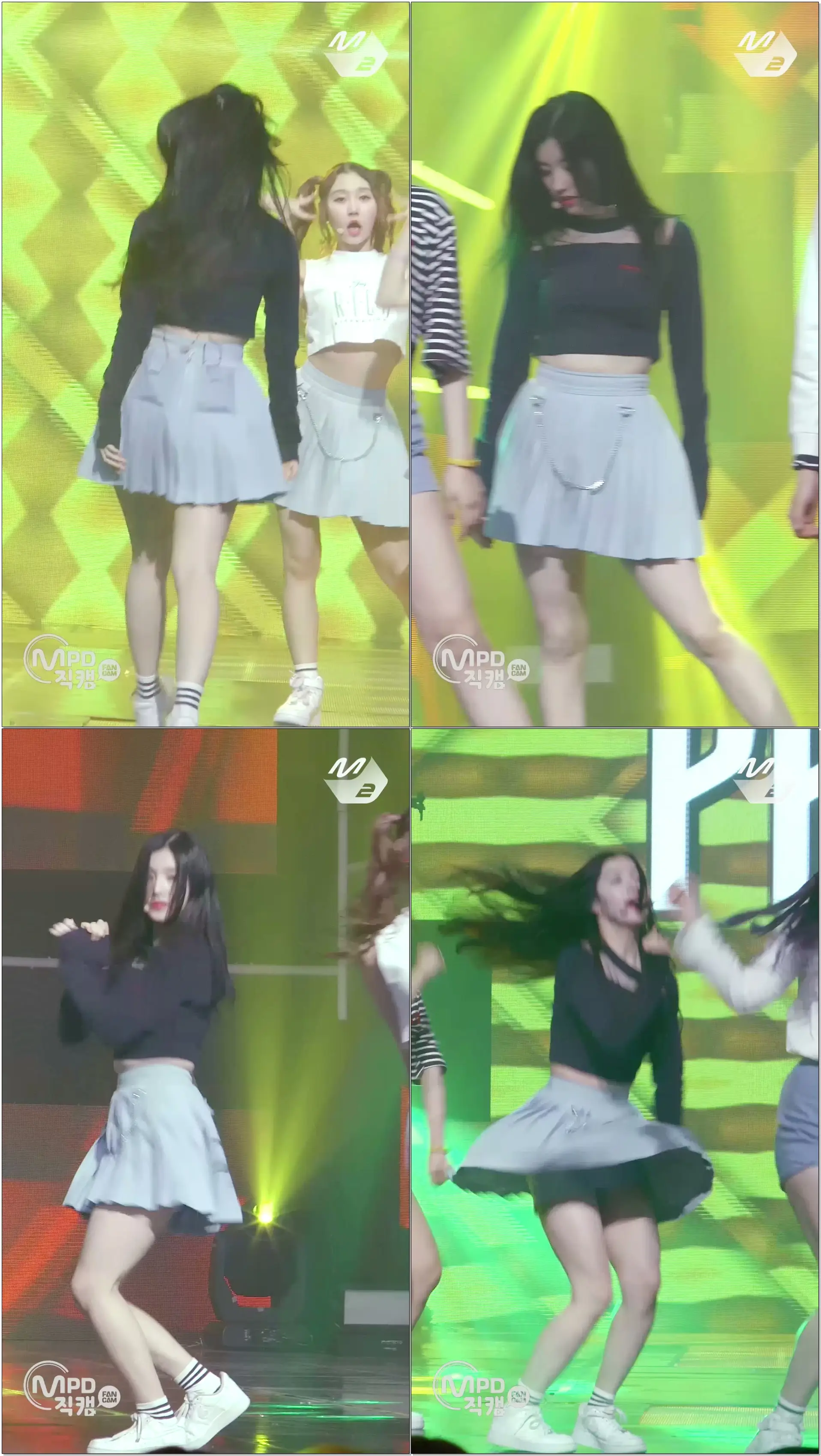 [MPD직캠] 프리스틴 시연 직캠 WEE WOO PRISTIN XI YEON Fancam @엠카운트다운_170427