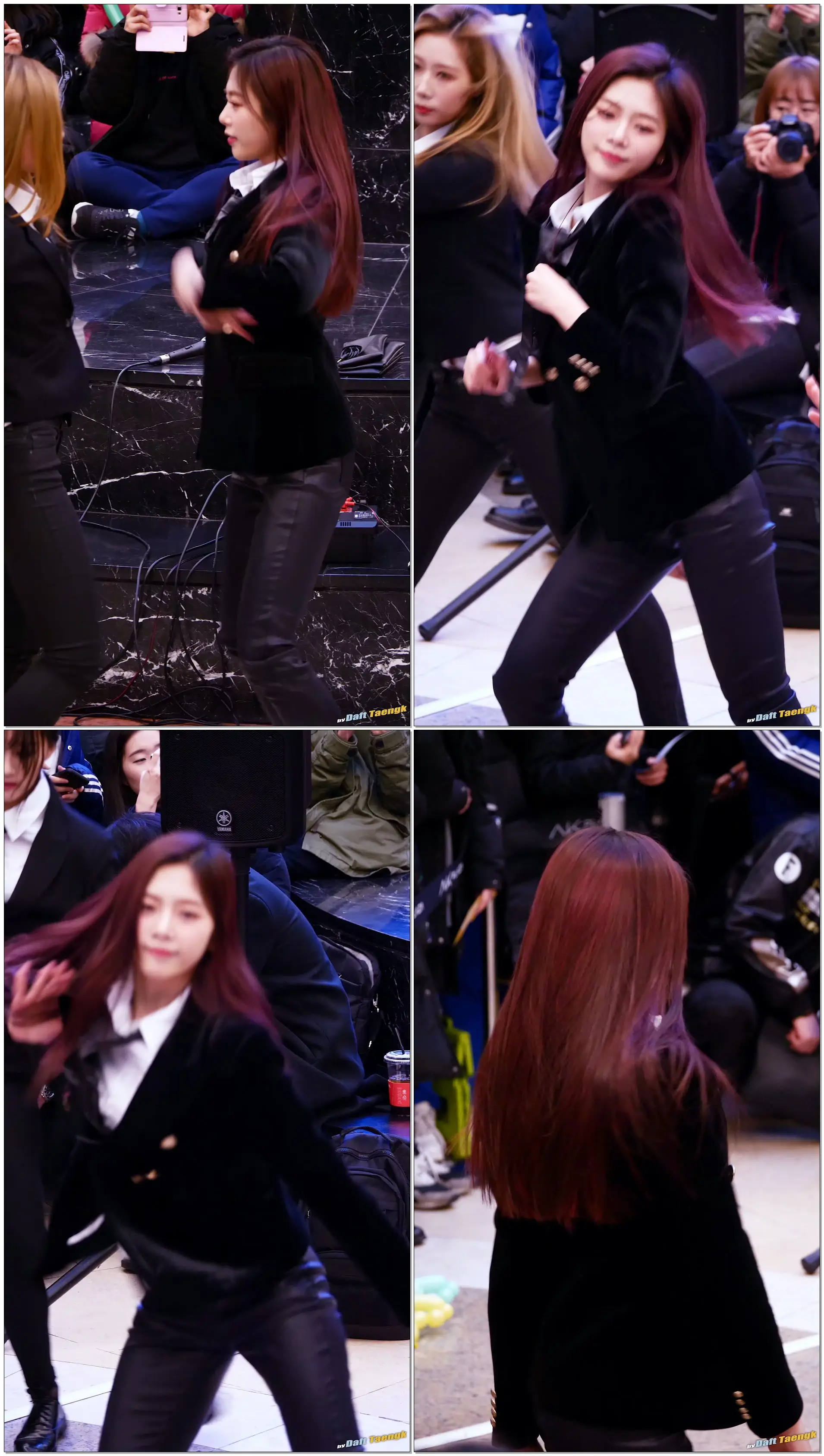 180127 지유 JiU 드림캐쳐 Dreamcatcher 'Fool Moon' @분당 AK 플라자 버스킹 4K 60P 직캠 by DaftTaengk