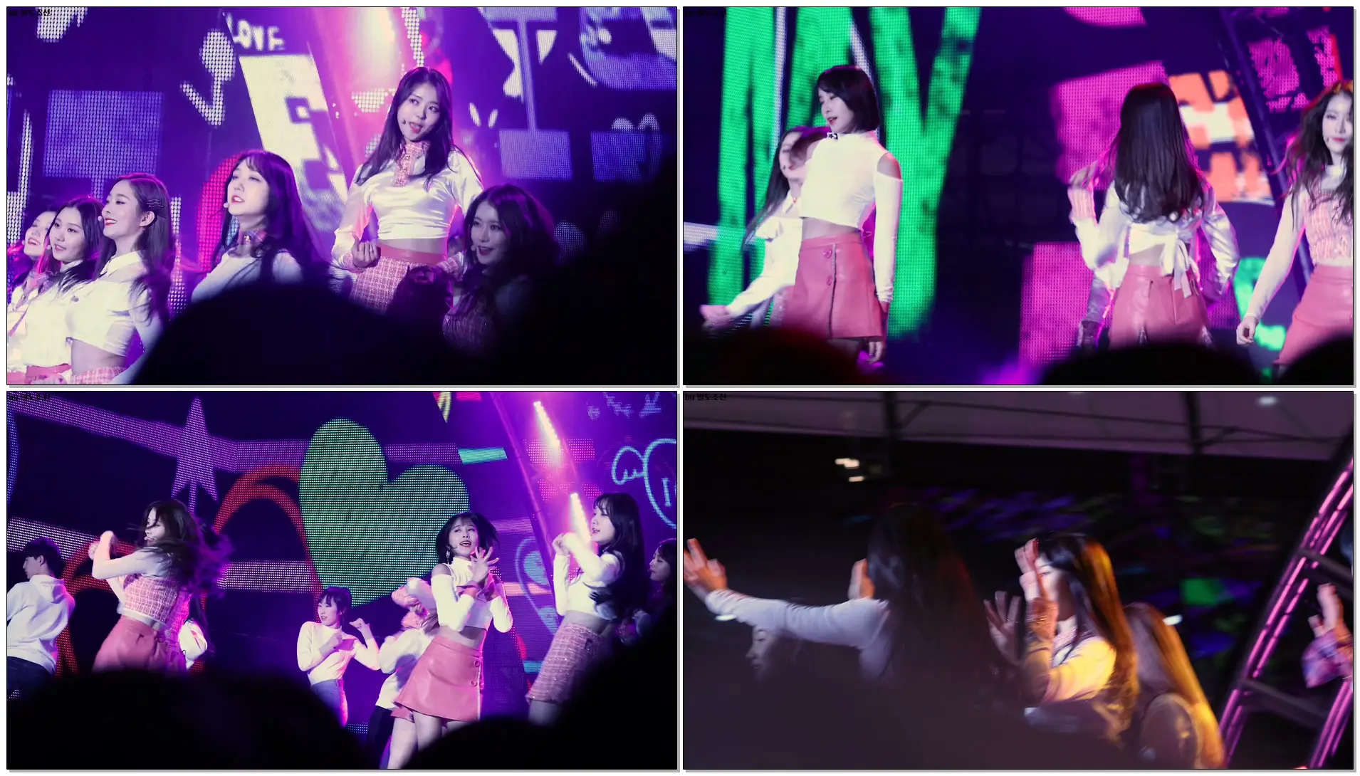 171231 MBC 가요대제전 프리스틴 (PRISTIN) 'Wee Woo' 전체 직캠 by 팔도조선
