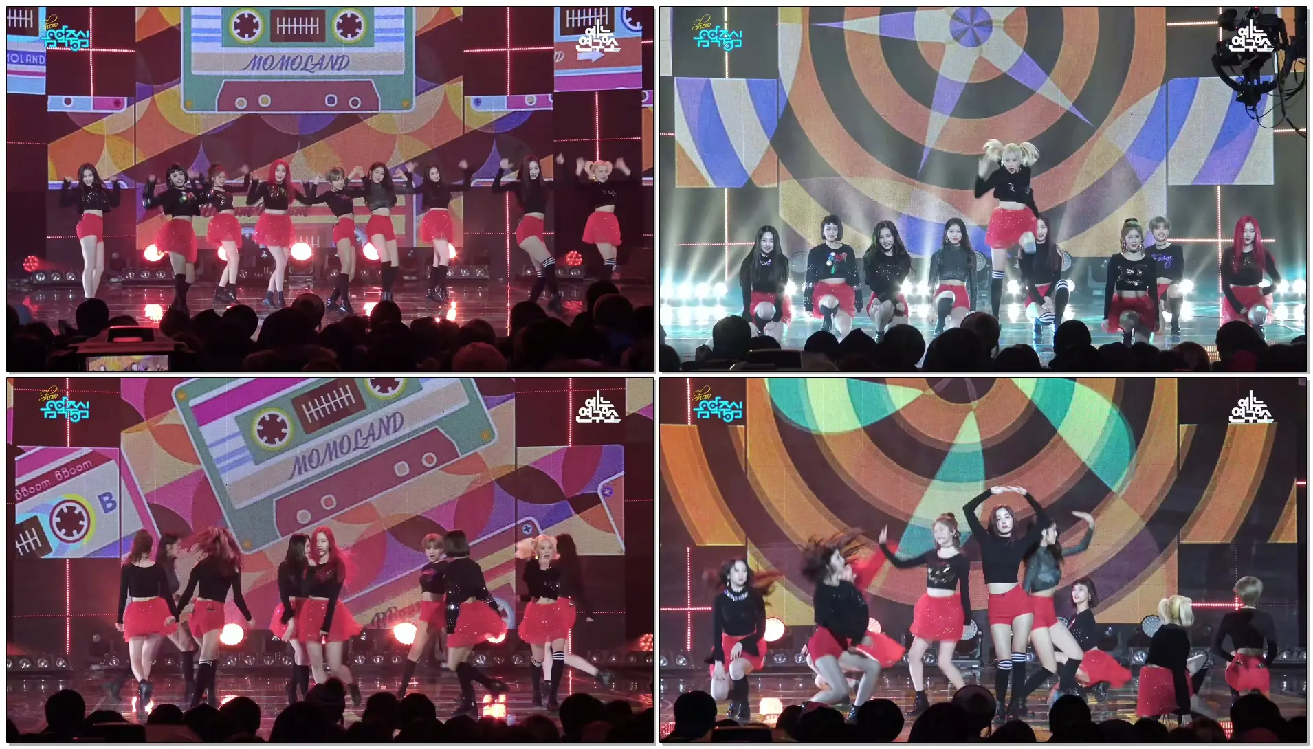[예능연구소 직캠] 모모랜드 뿜뿜 @쇼!음악중심_20180106 Bboom Bboom MOMOLAND in 4K
