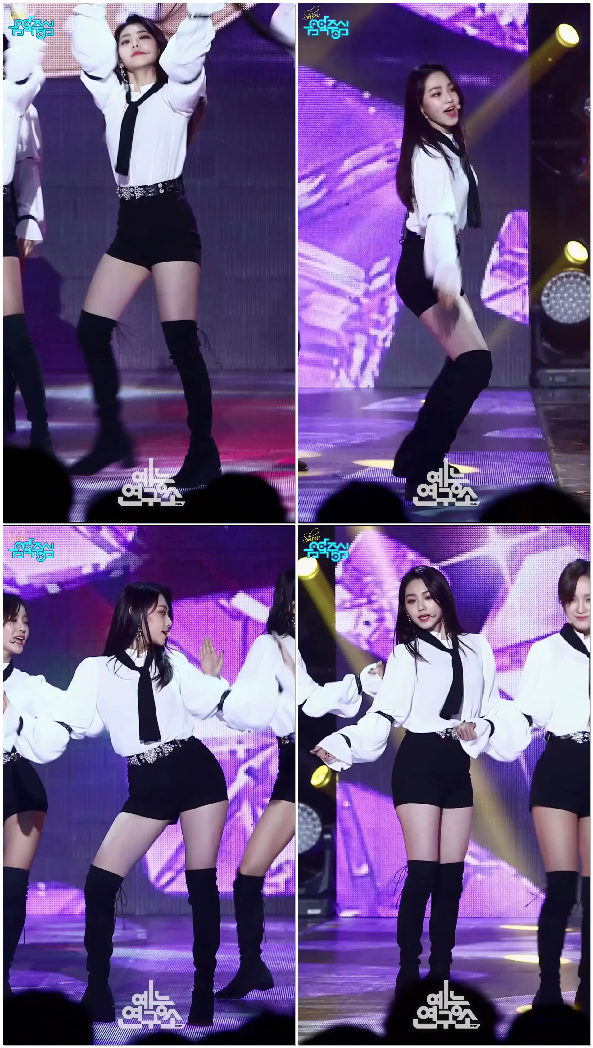 [예능연구소 직캠] 구구단 더 부츠 미나 Focused @쇼!음악중심_20180203 The Boots GUGUDAN MINA