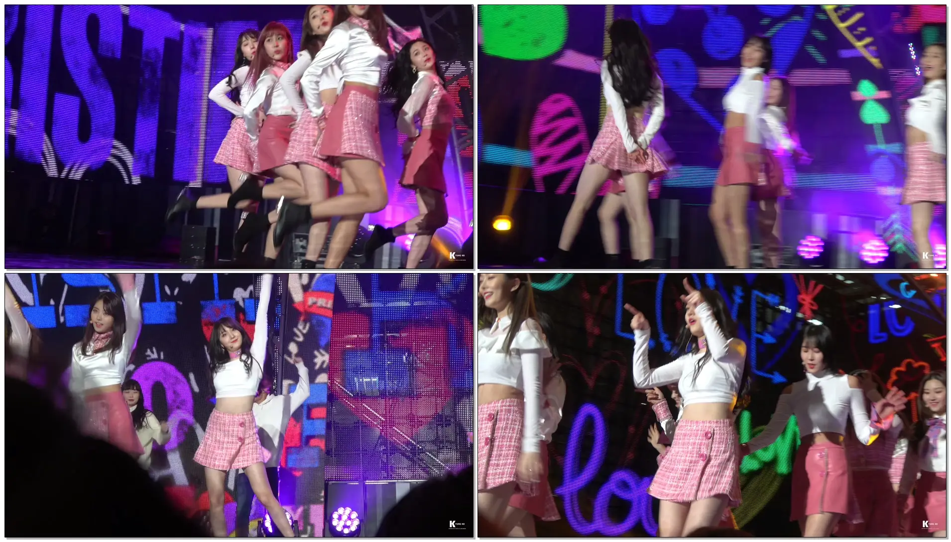 171231 2017 MBC가요대제전 프리스틴 (pristin) WeeWOO 민경 직캠 / fancam