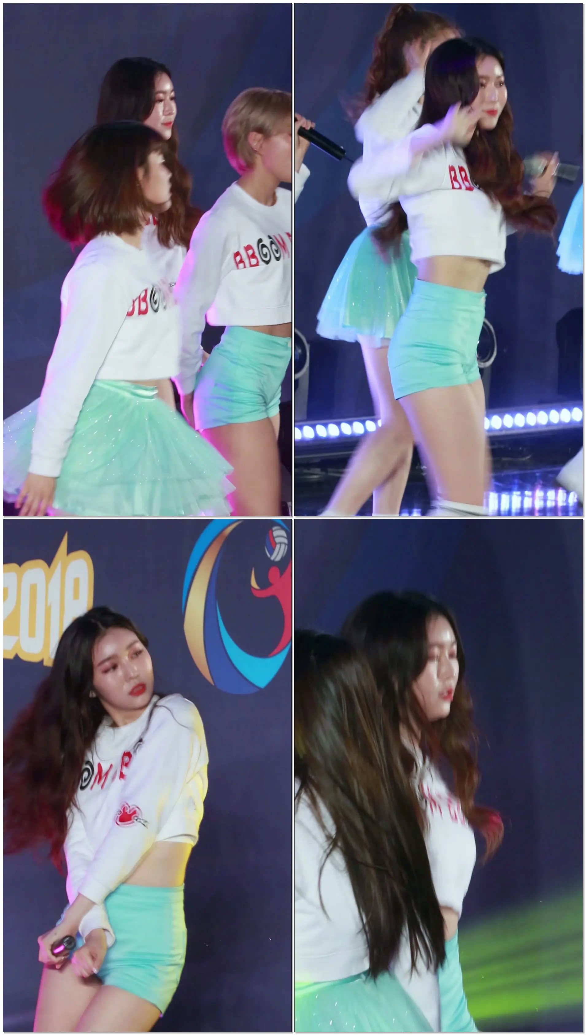 180408 모모랜드 (MOMOLAND) 제인 - 뿜뿜 [여자배구 올스타전]