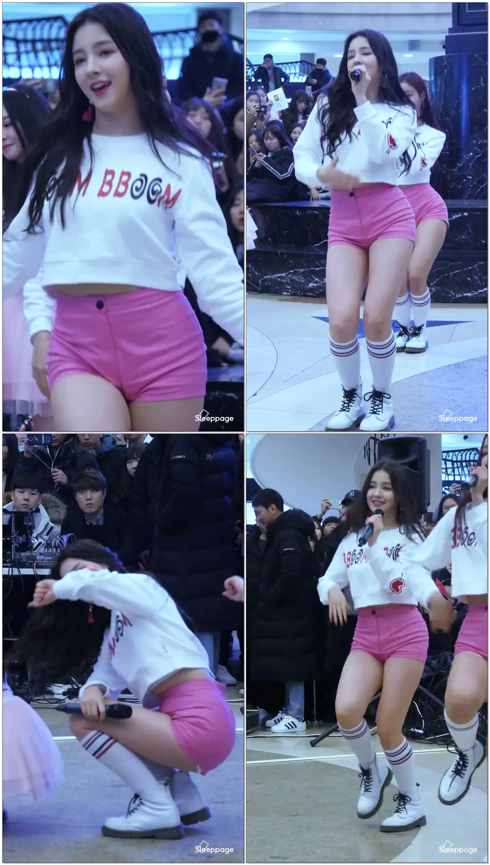 [4K] 180203 모모랜드 MOMOLAND 짠쿵쾅 JJan! Koong! Kwang! 낸시 NANCY @ 분당AK플라자 By Sleeppage