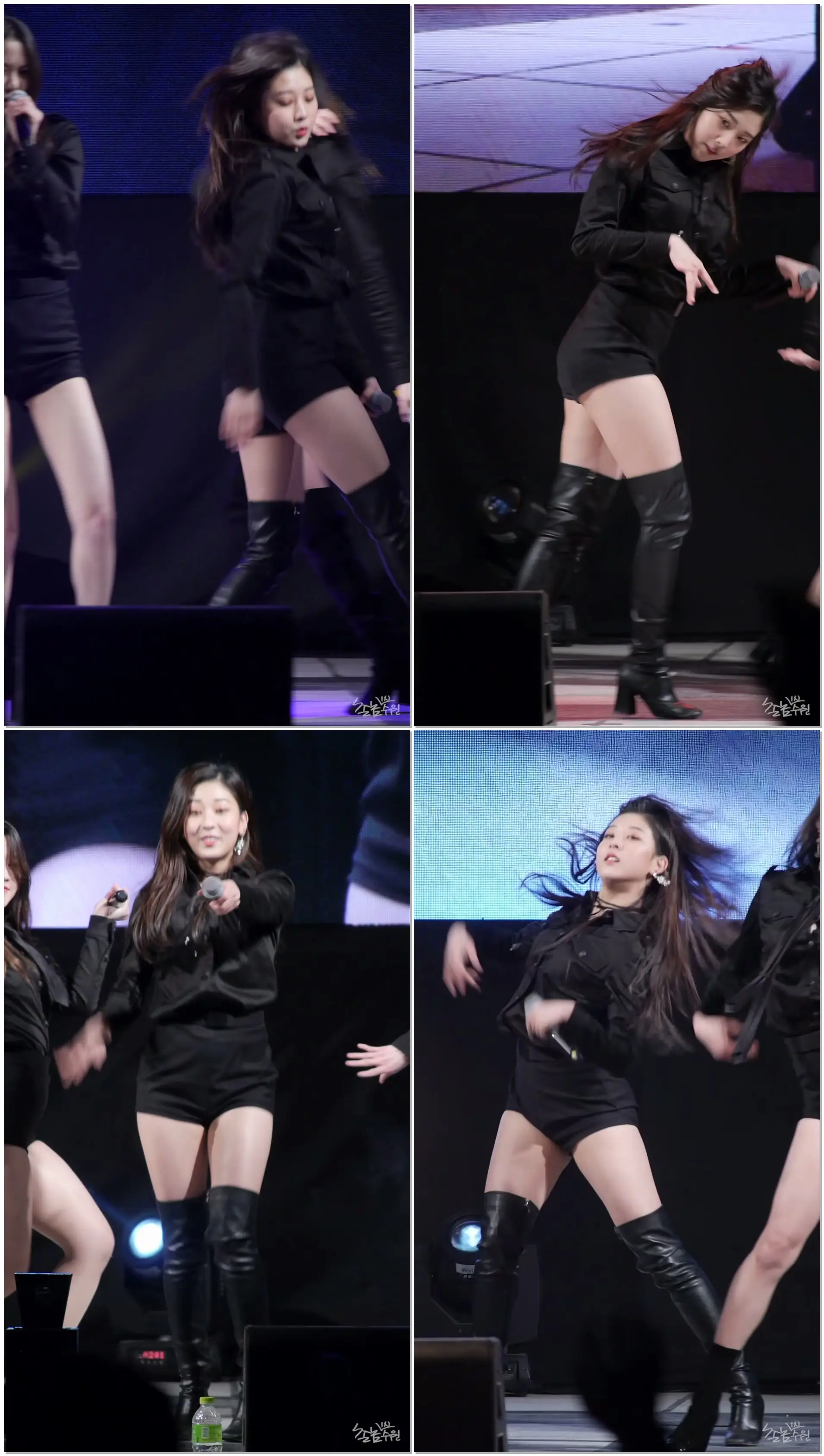 180429 CLC (씨엘씨) - Black Dress (장승연) 직캠 by 수원촌놈 [포천 오뚜기 한마음축제 WBS 공개방송]
