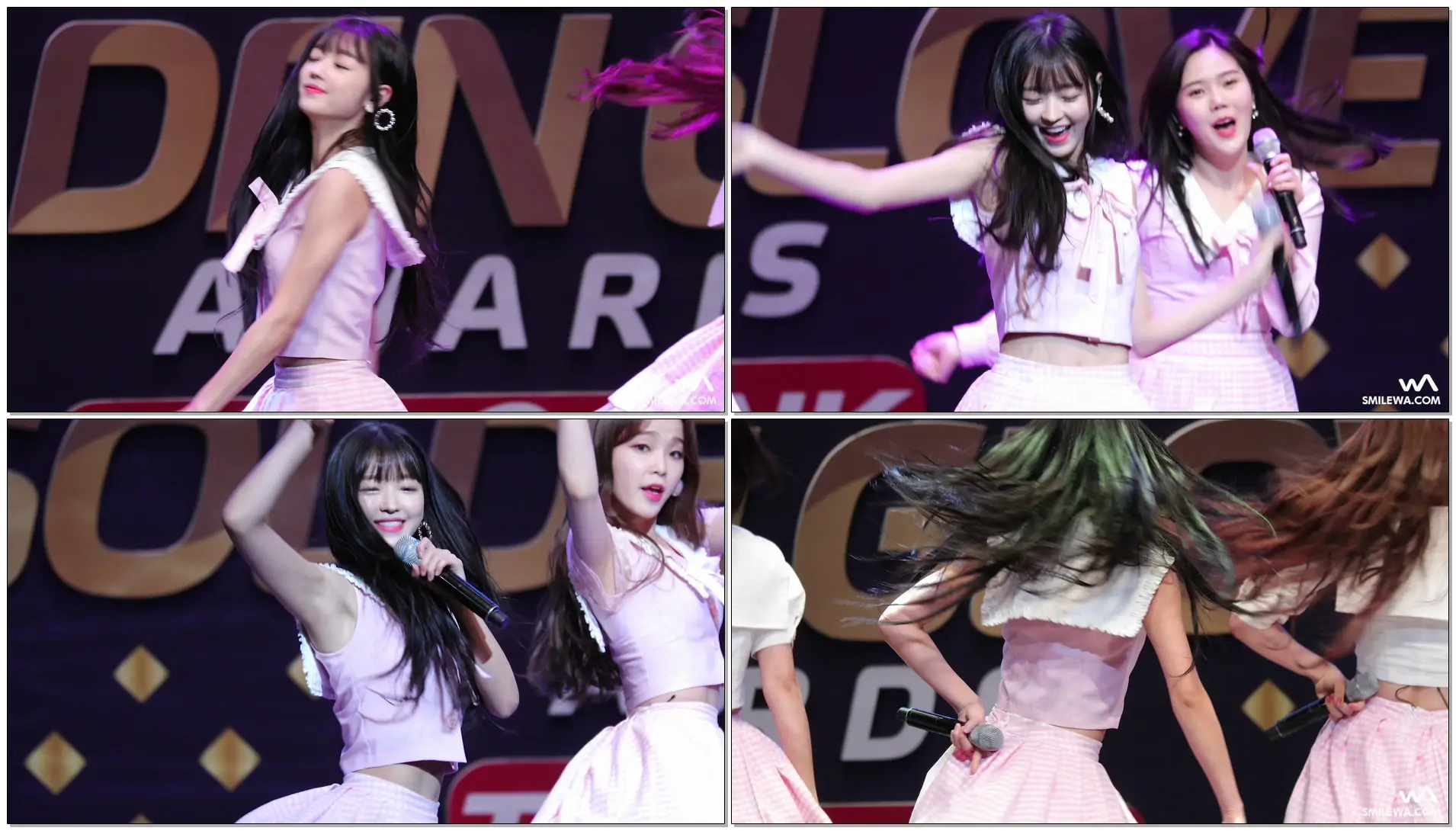 171213 오마이걸 (OH MY GIRL) '컬러링북' 유아 4K 직캠 @골든글러브 시상식 4K Fancam by -wA-