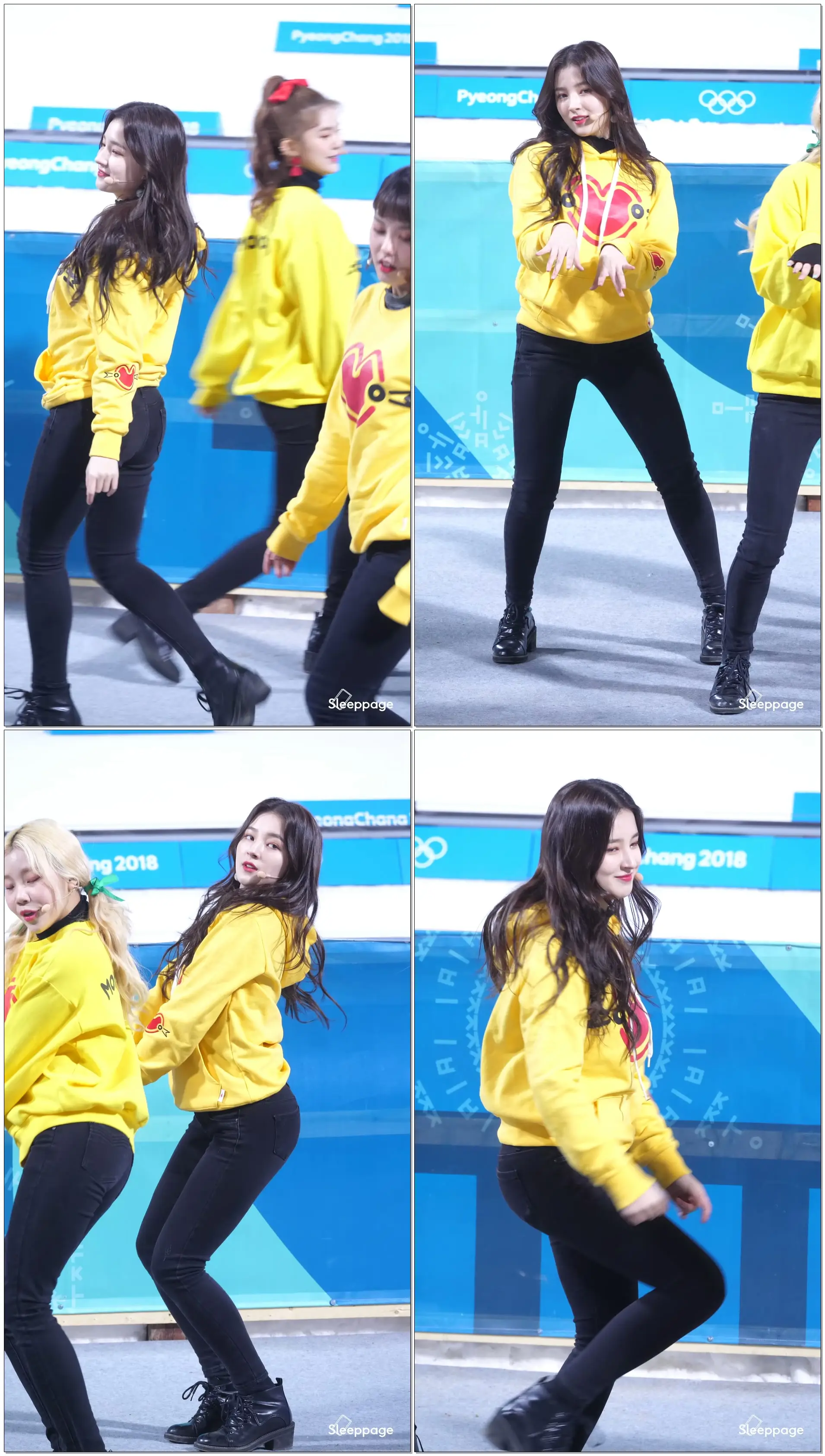 180215 모모랜드 MOMOLAND 뿜뿜 BBOOM BOOM 낸시 Nancy @ 평창바이애슬론SPP By Sleeppage