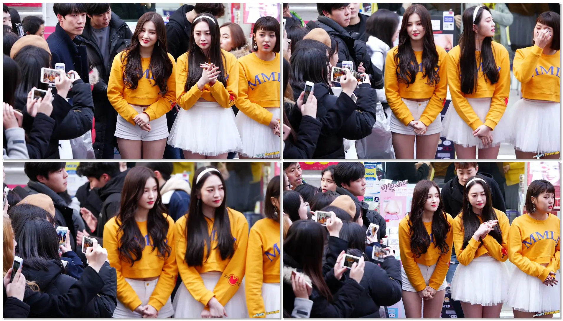180121 낸시 Nancy 모모랜드 MOMOLAND @명동 게릴라 공연 4K 60P 직캠 by DaftTaengk