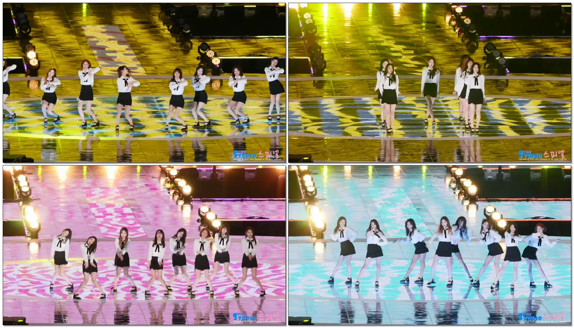 171104 구구단 '레인보우' 4K 직캠 Gugudan fancam - Rainbow (평창 드림콘서트) by Spinel