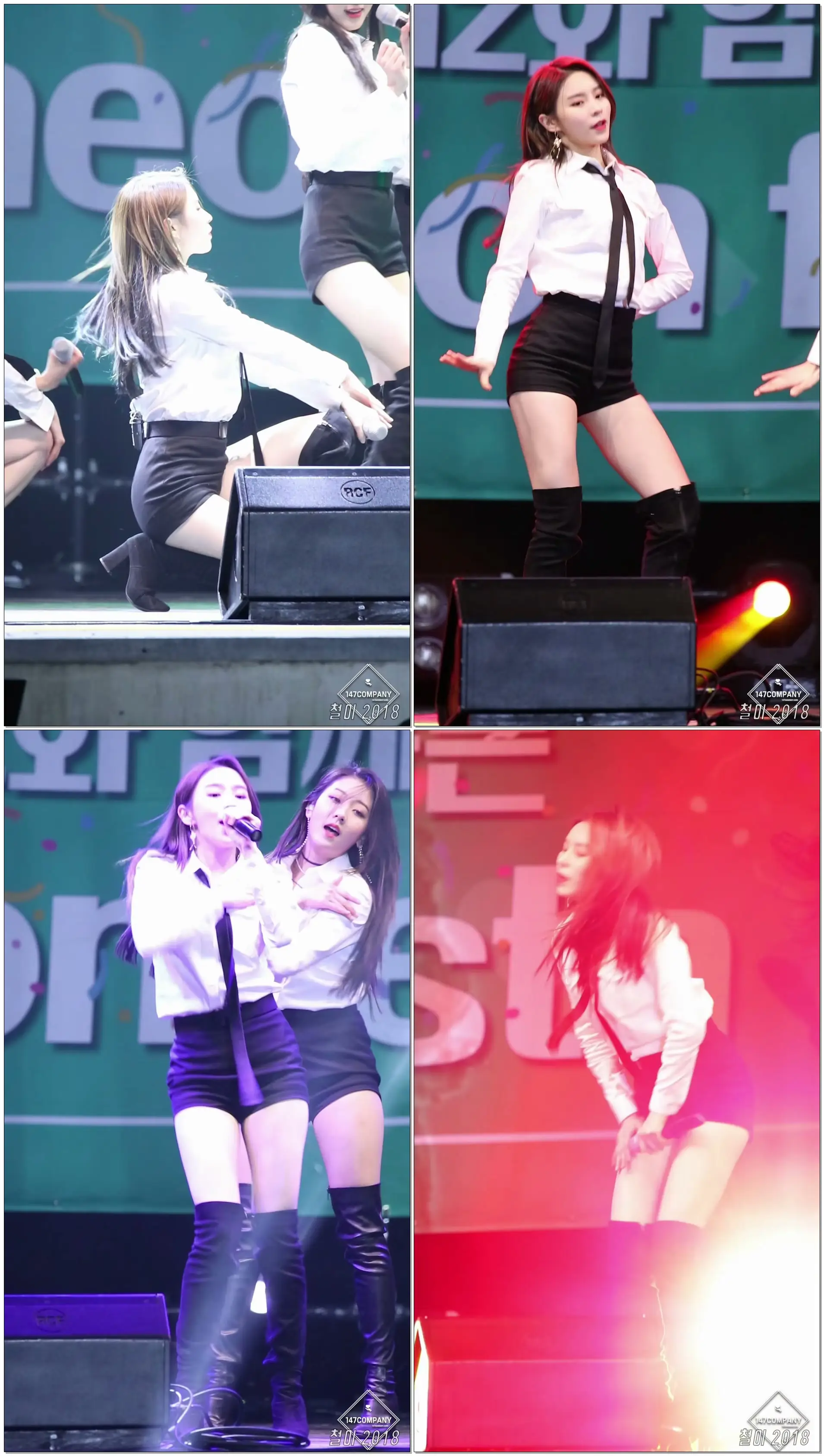 180414 씨엘씨 (clc) 엘키 (ELKIE) 블랙드레스 (BLACK DRESS) BY 철이 147Company - 인천 페스타(직캠/fancam)