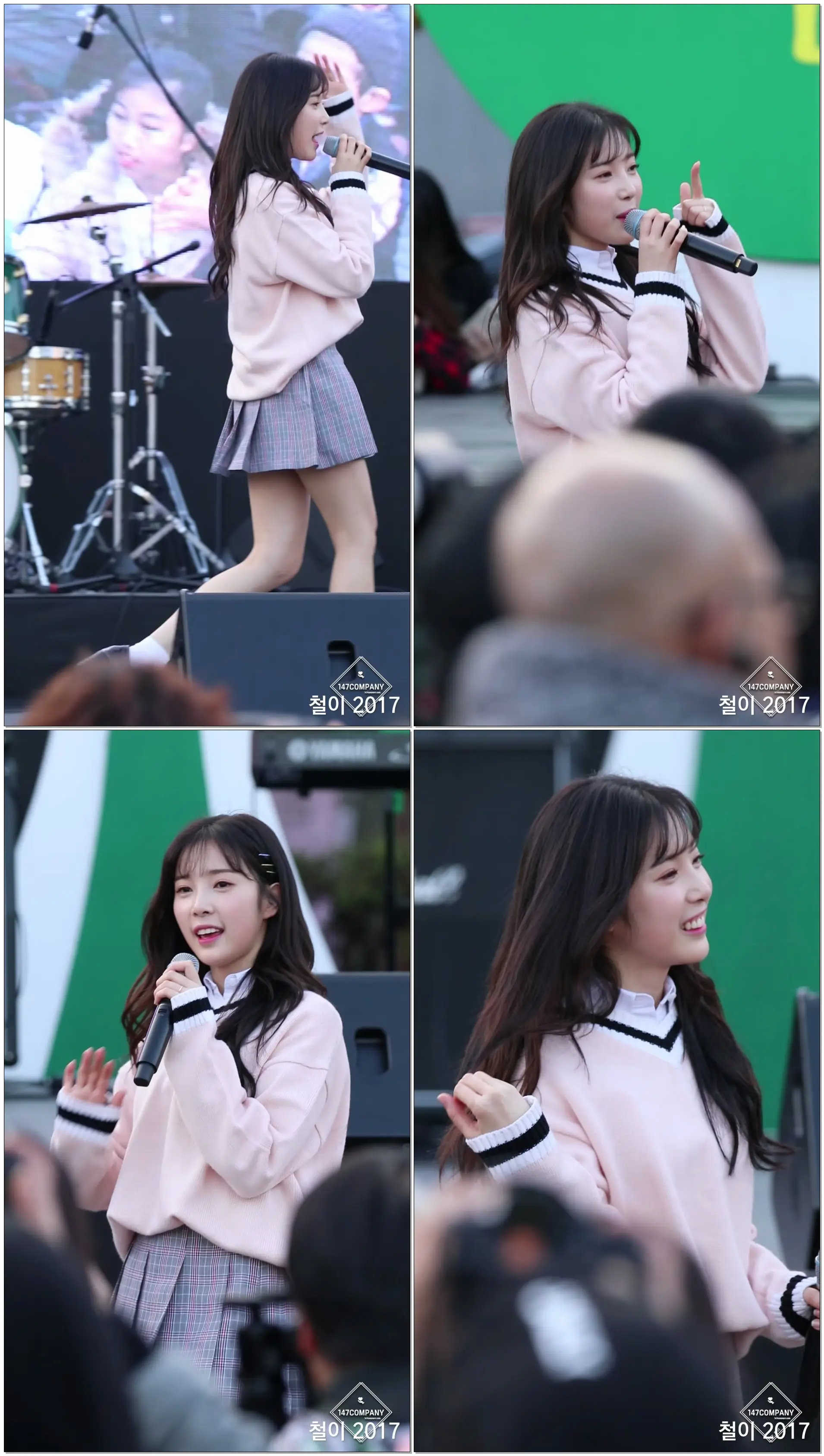 171105 에이프릴 (April) 채경 (CHAEKYUNG) 무아 (Muah) BY 철이 147Company - 오산 청소년축제(직캠/fancam)