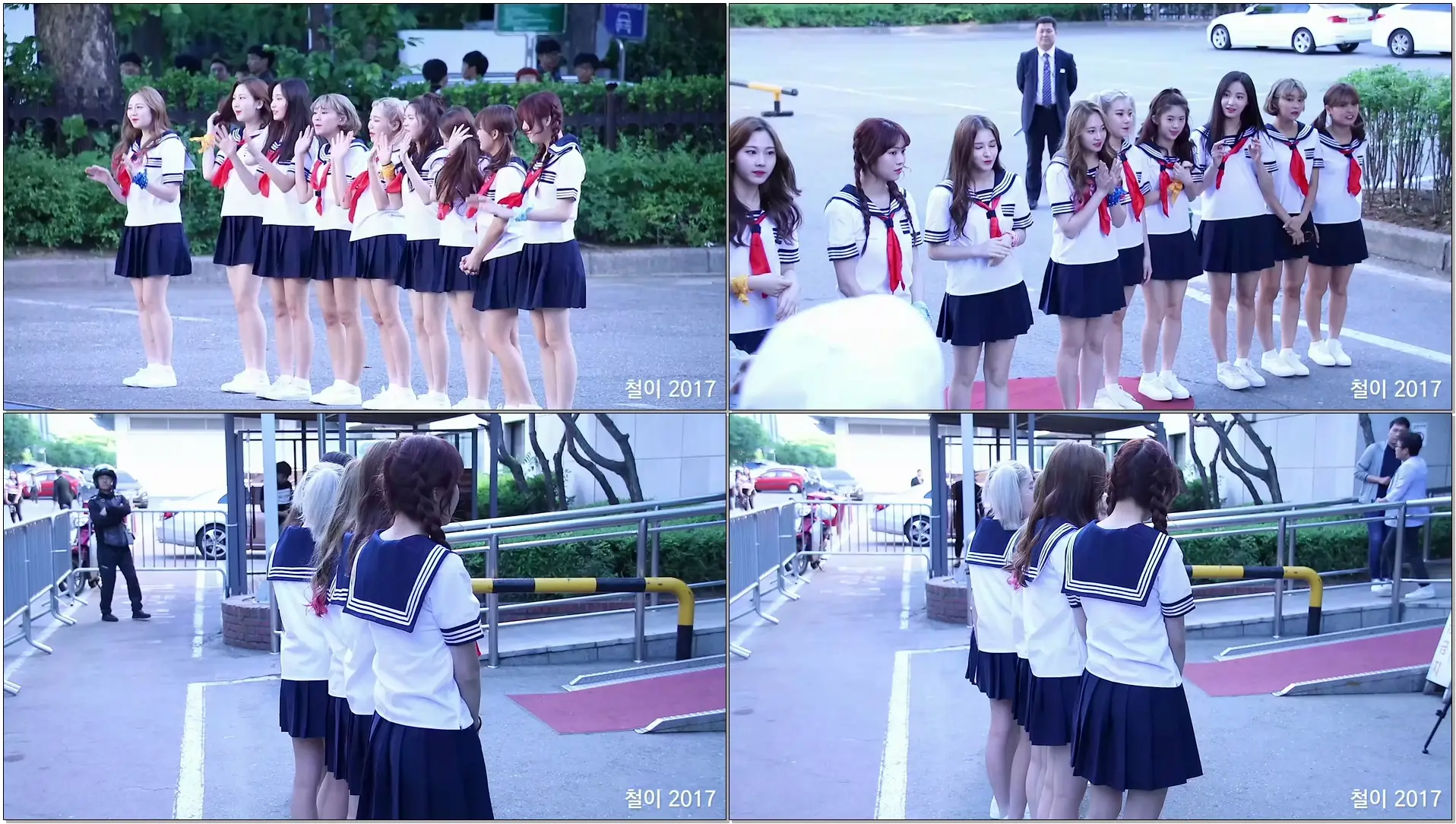 170602 모모랜드 (MOMOLAND) 전체 (출근길) BY 철이 - kbs 뮤직뱅크 신관공개홀(직캠/fancam)