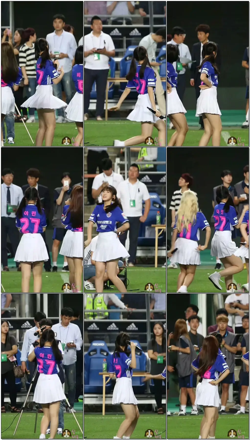 160720 울산문수구장 하프타임공연 오마이걸 (OH MY GIRL) 아린 (ARIN) -윈디데이 (WINDY DAY) By 신비글